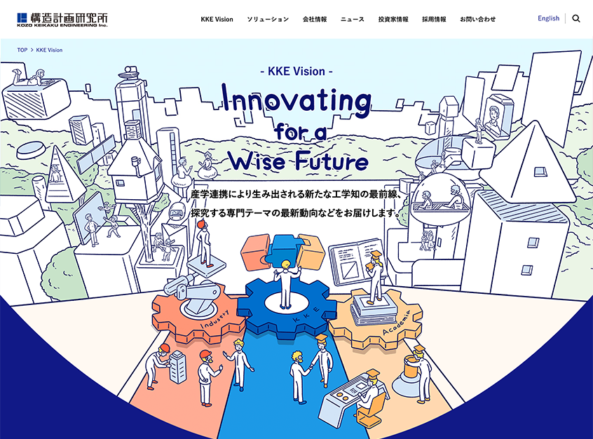 構造計画研究所 コーポレートサイトリニューアル