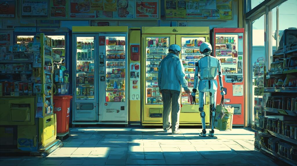 KDDI×ローソン、AI搭載ロボットで店舗オペレーション効率化へ