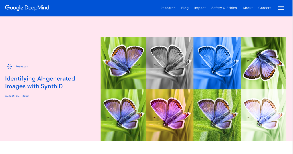 「画像生成AIで生成した画像」に電子透かしを入れてフェイク拡散を防止するツールを発表！